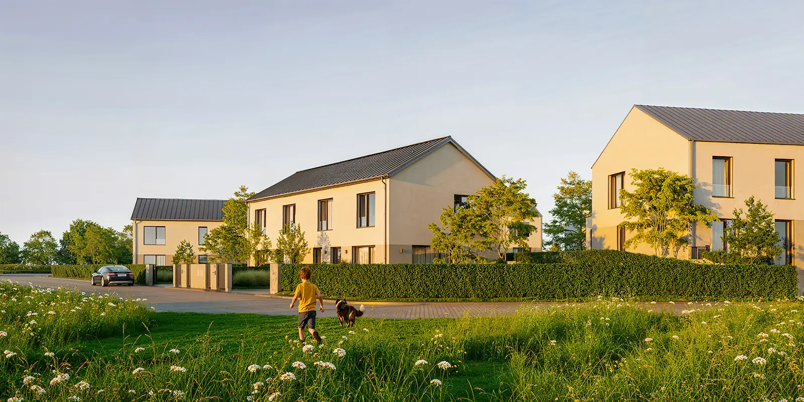 Osada Chrustenice, exteriér, vizualizace 01