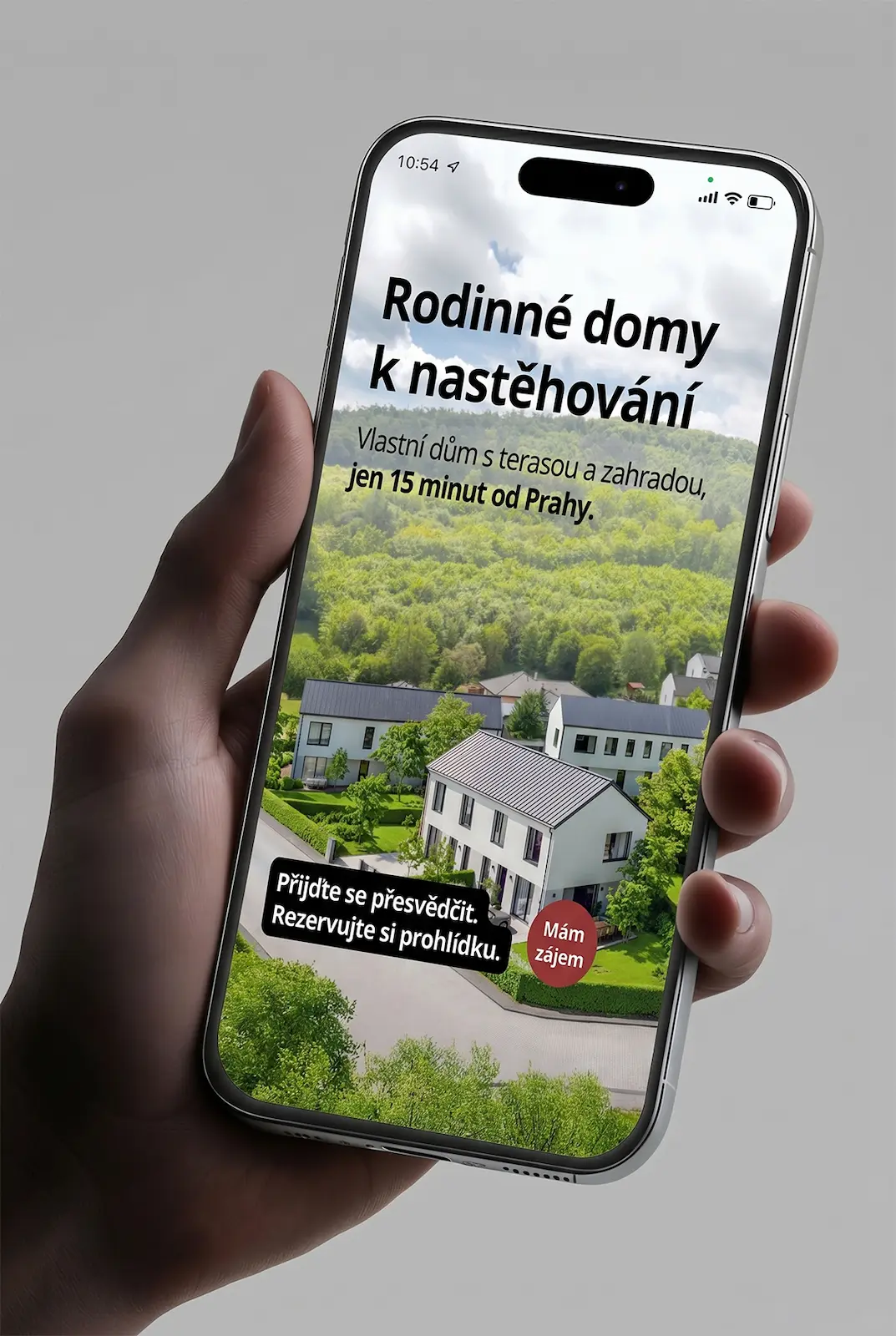 Osada Chrustenice, mockup Instagram story