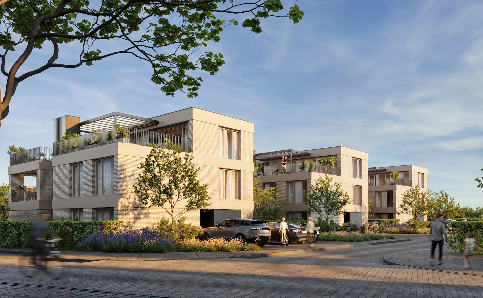 Riverside Nymburk, exteriér, denní pohled, vizualizace 02