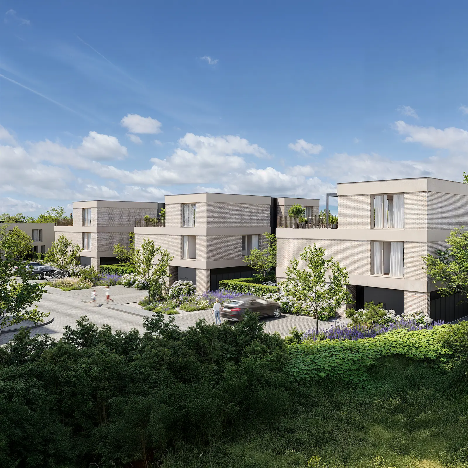 Riverside Nymburk, exteriér, hlavní vizualizace