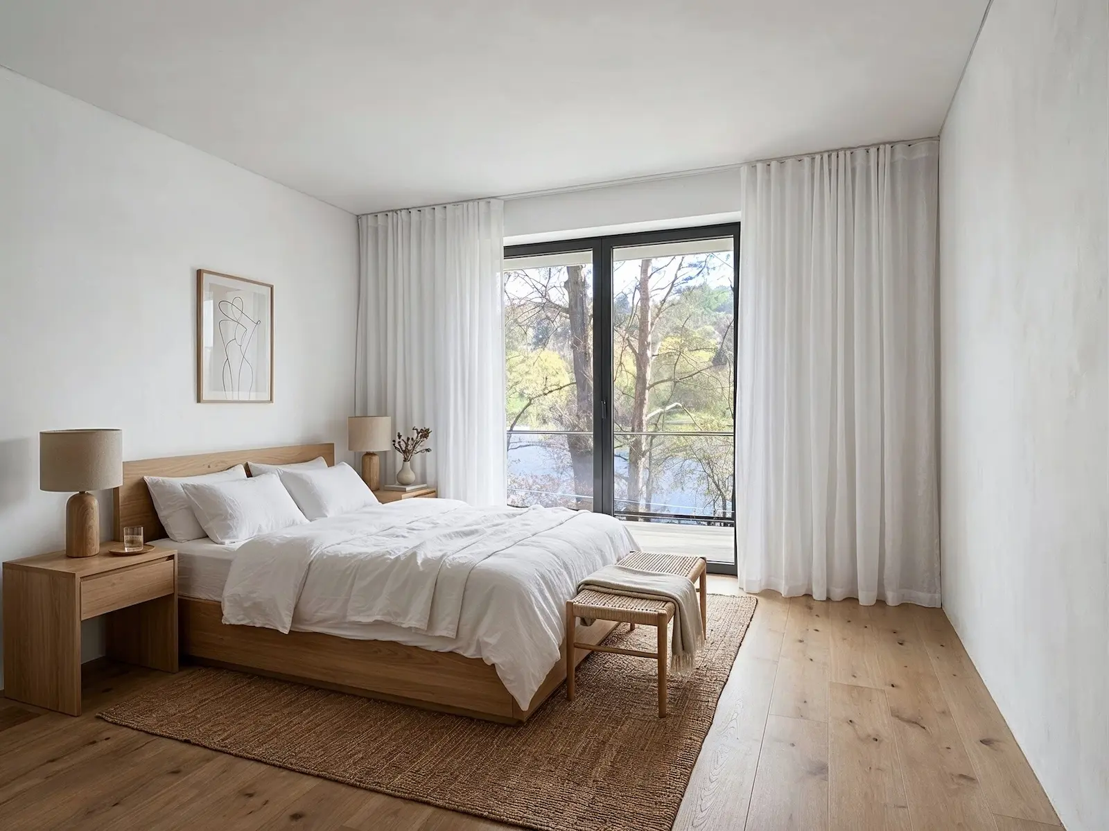 Vila Westfield, interiér ložnice, vizualizace 05