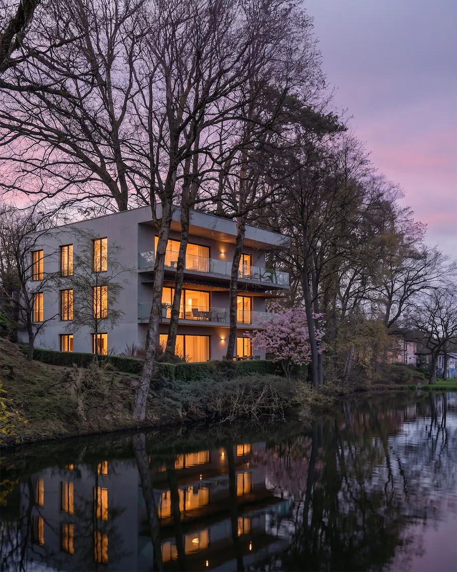 Vila Westfield Praha, 3D vizualizace historické novobarokní vily, fotorealistické rendery exteriéru | Yuna Studio